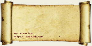 Vasilija Adamović vizit kartica